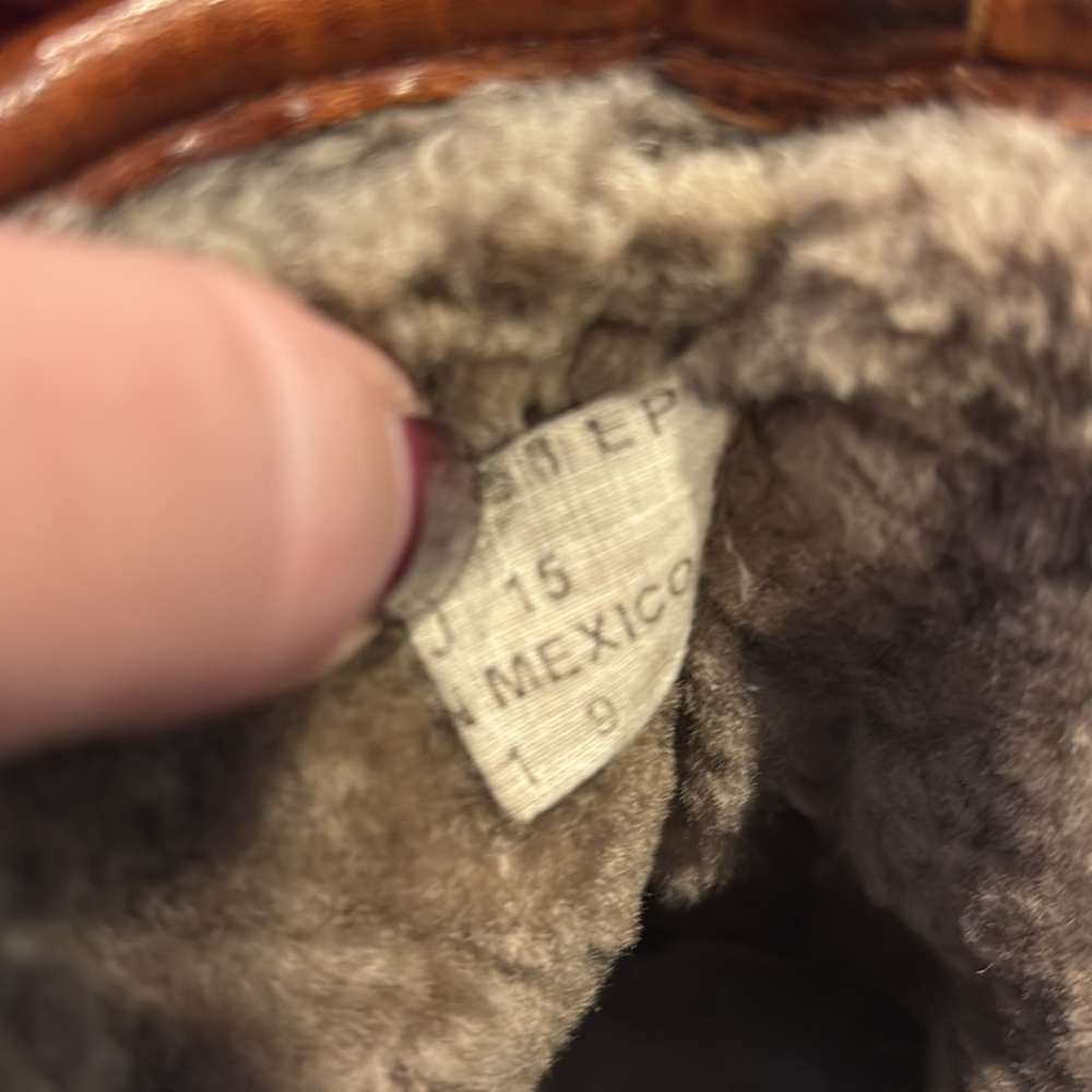 Frye Boots Womens 8 Brown Veronica Duck Engineer Shearling Lined Packer Pull On - Picture 15 of 15